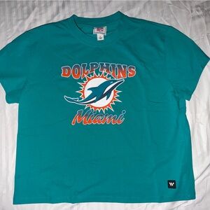 NFL Miami Dolphins Cropped Tee